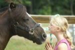 Girl Nose to Nose with Horse